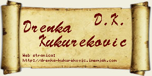 Drenka Kukureković vizit kartica
